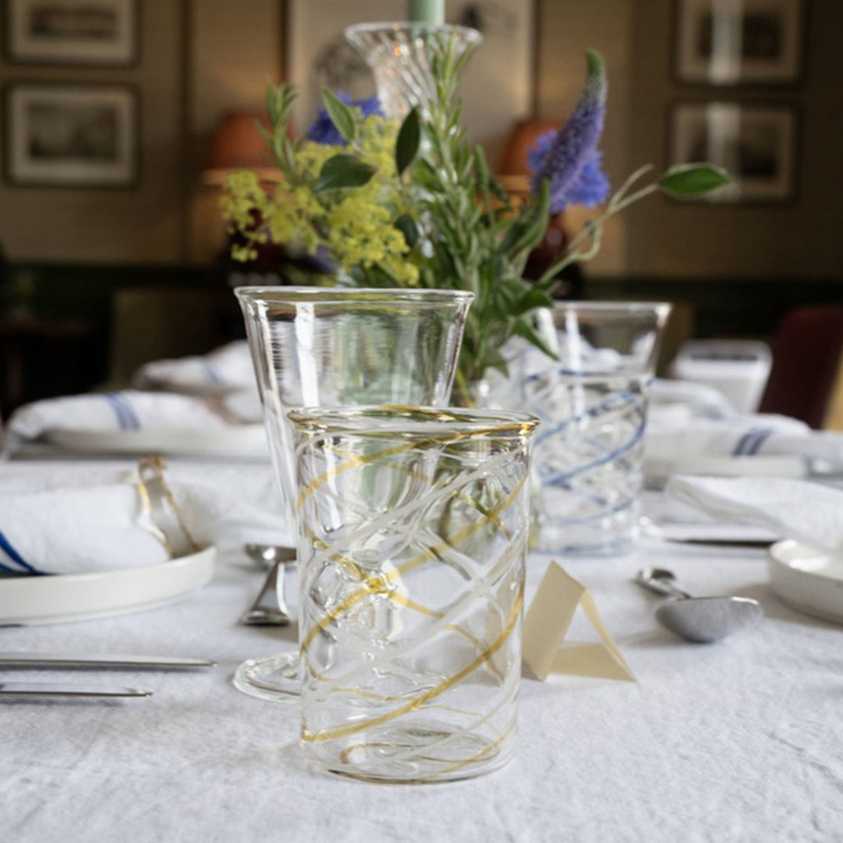 Issy Granger Swirl Glass Water Tumbler