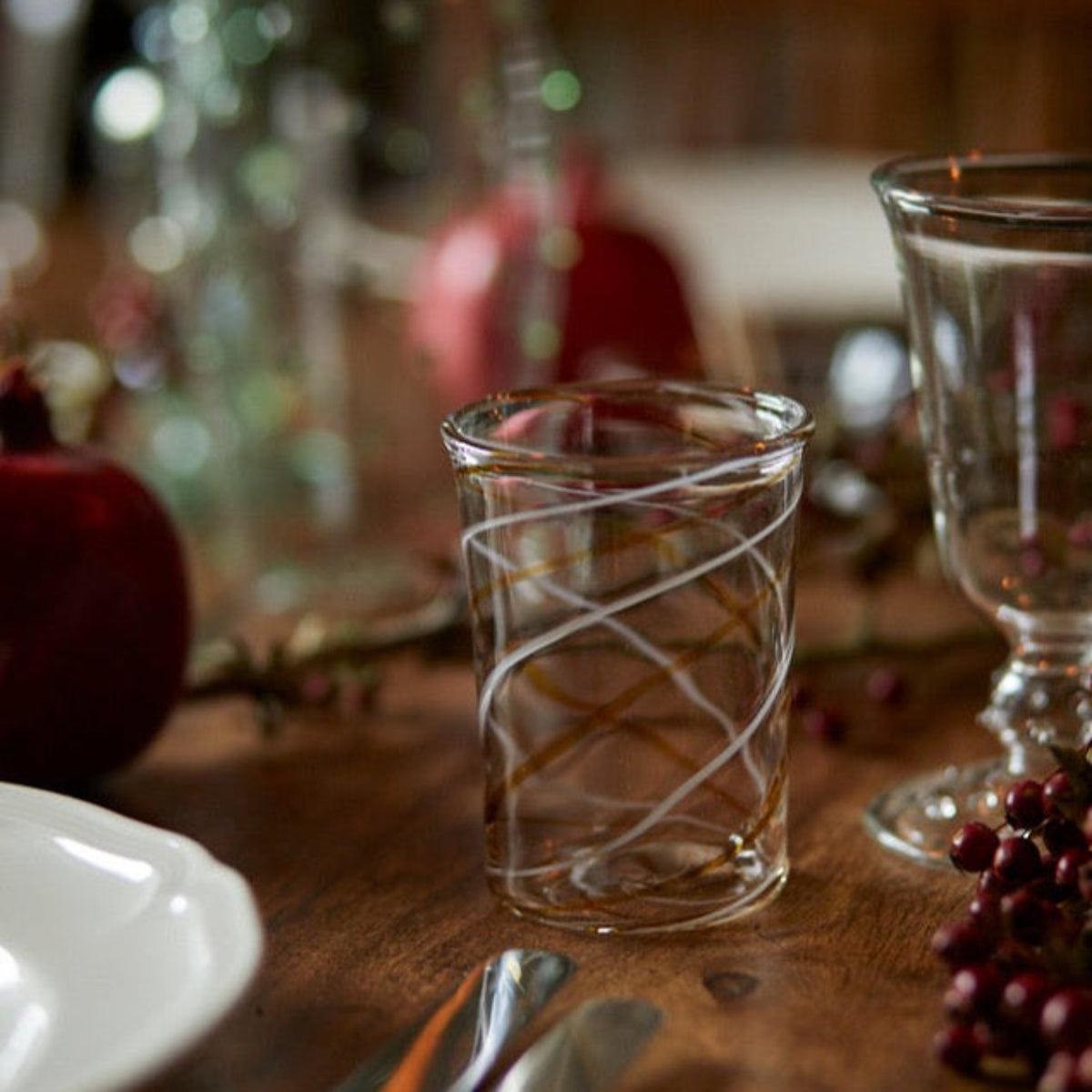 Issy Granger Swirl Glass Water Tumbler