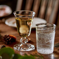 Issy Granger Green Swirl Glass Water Tumbler