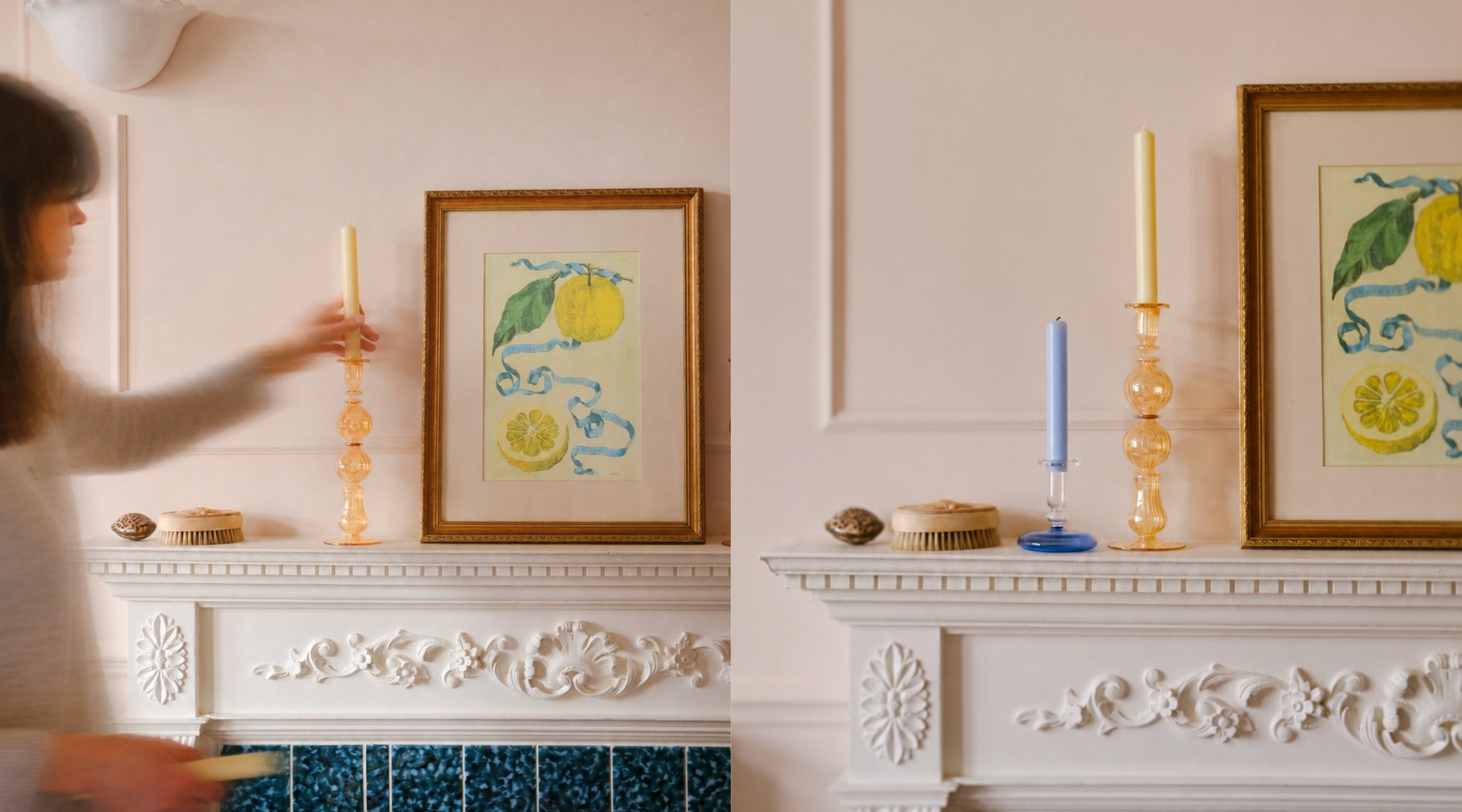 Issy Granger Glass Candle Holders