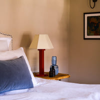 Ruby Red Bedside Hexagon Lamp Issy Granger