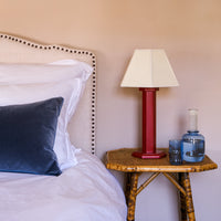 Ruby Red Bedside Hexagon Lamp Issy Granger 2