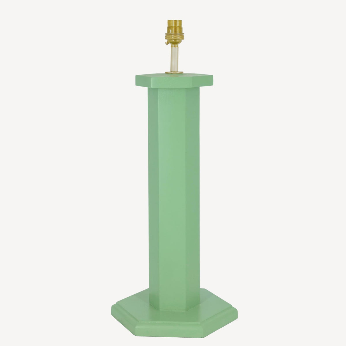 Issy Granger Green Hexagon Lamp Base Table Lamp