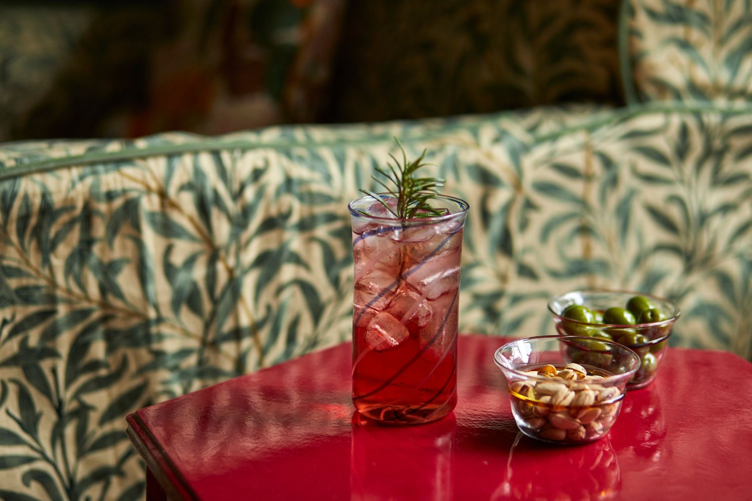 Cranberry and Rosemary Mocktail