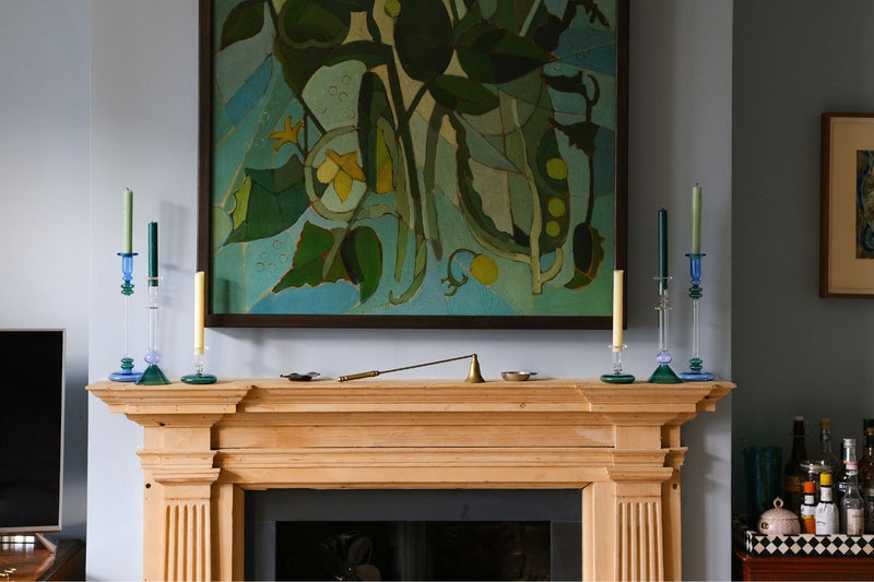 How to Style a Mantelpiece with Candlesticks