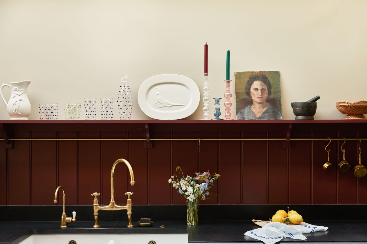 Issy Granger Glass Candlesticks 