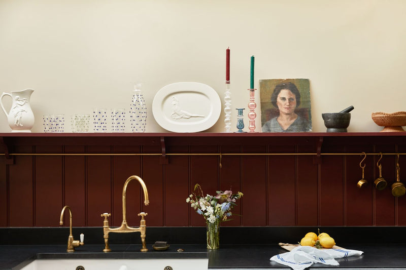 Issy Granger Glass Candlesticks 