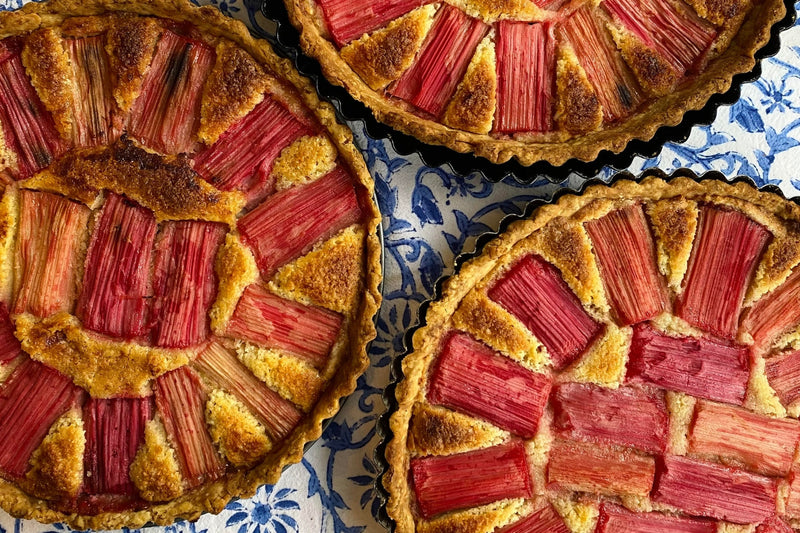 Rhubarb Frangipane Tart