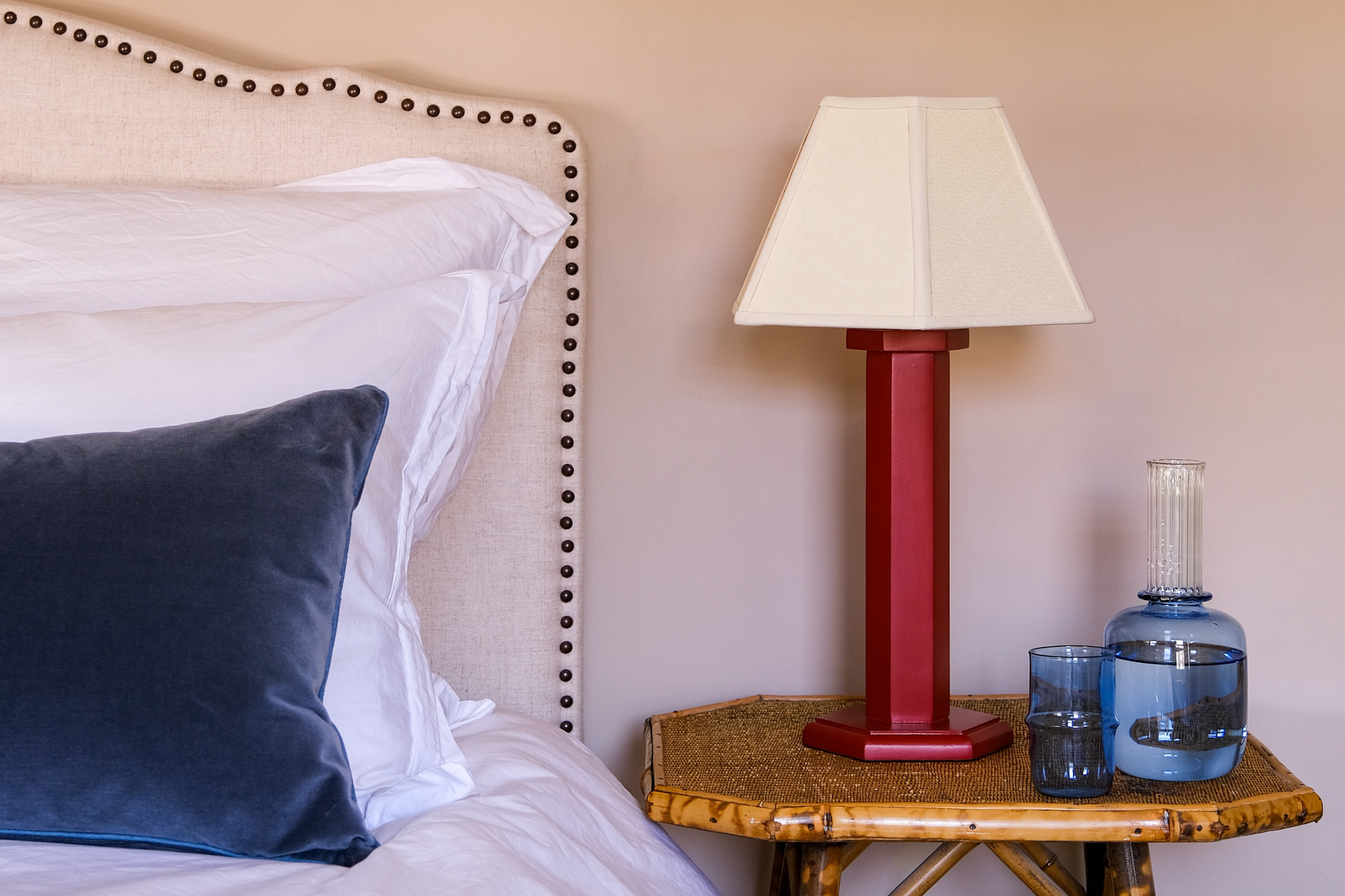 Issy Granger Red Hexagon Lamp