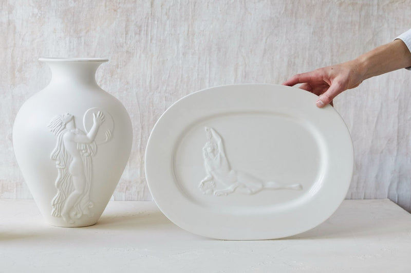  Bacchus, the Roman god of wine plate