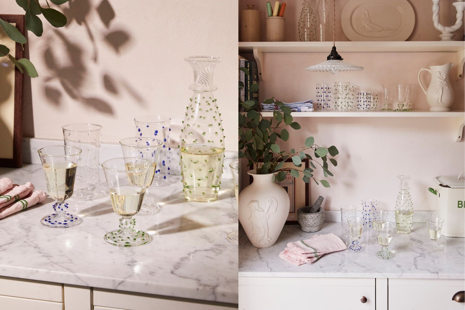 Issy Granger Glassware Wine Glasses Glass Carafe 