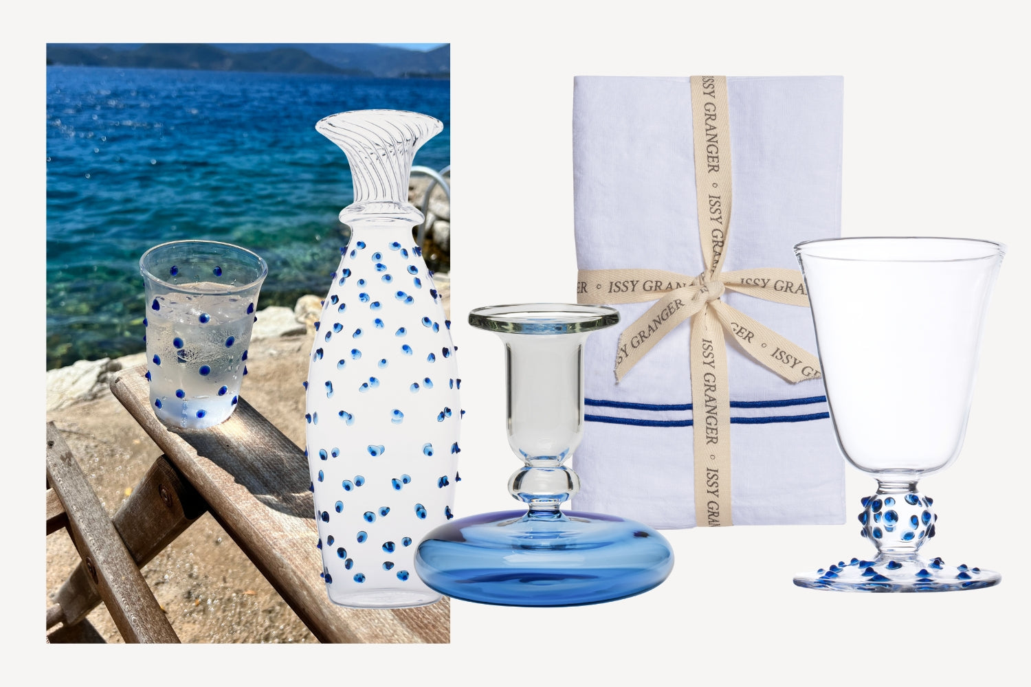 Summer Tableware Tablescape 