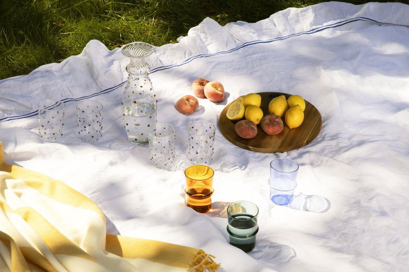 Issy Granger Summer Glassware Water Glass Tumbler Glass Highball Glass Cocktail Glass 