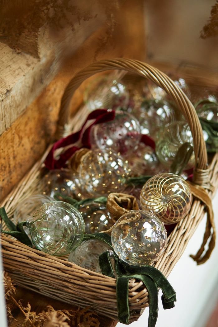 Issy Granger Glass Christmas Ornaments Baubles