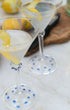 Blue Pom Martini Glass Issy Granger 