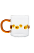 4oz Handblown Glass Espresso Cup -Amber - Issy Granger