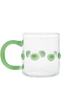 4oz Handblown Glass Espresso Cup Green - IssyGranger