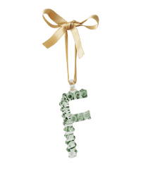A-Z_Alphabet_Ornaments_F Glass Christmas Tree Decoration 