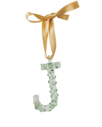 A-Z_Alphabet_Ornaments_J Glass Christmas Tree Decoration 