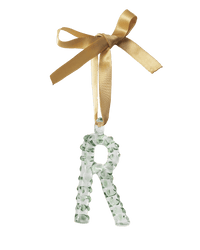 A-Z_Alphabet_Ornaments_R Glass Christmas Tree Decoration 