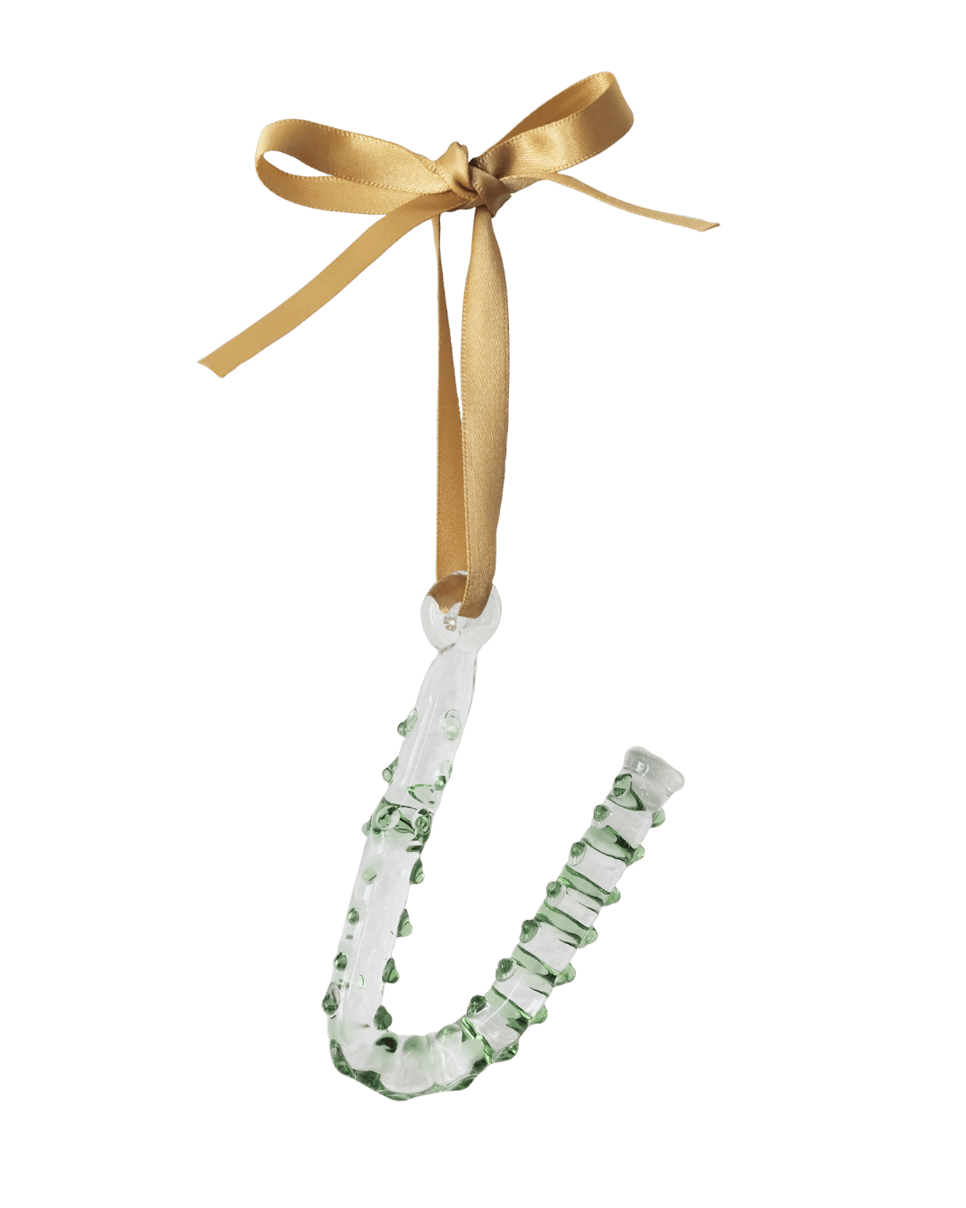 A-Z_Alphabet_Ornaments_U Glass Christmas Tree Decoration 