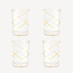 Amber Swirl Tumbler - Set of Four