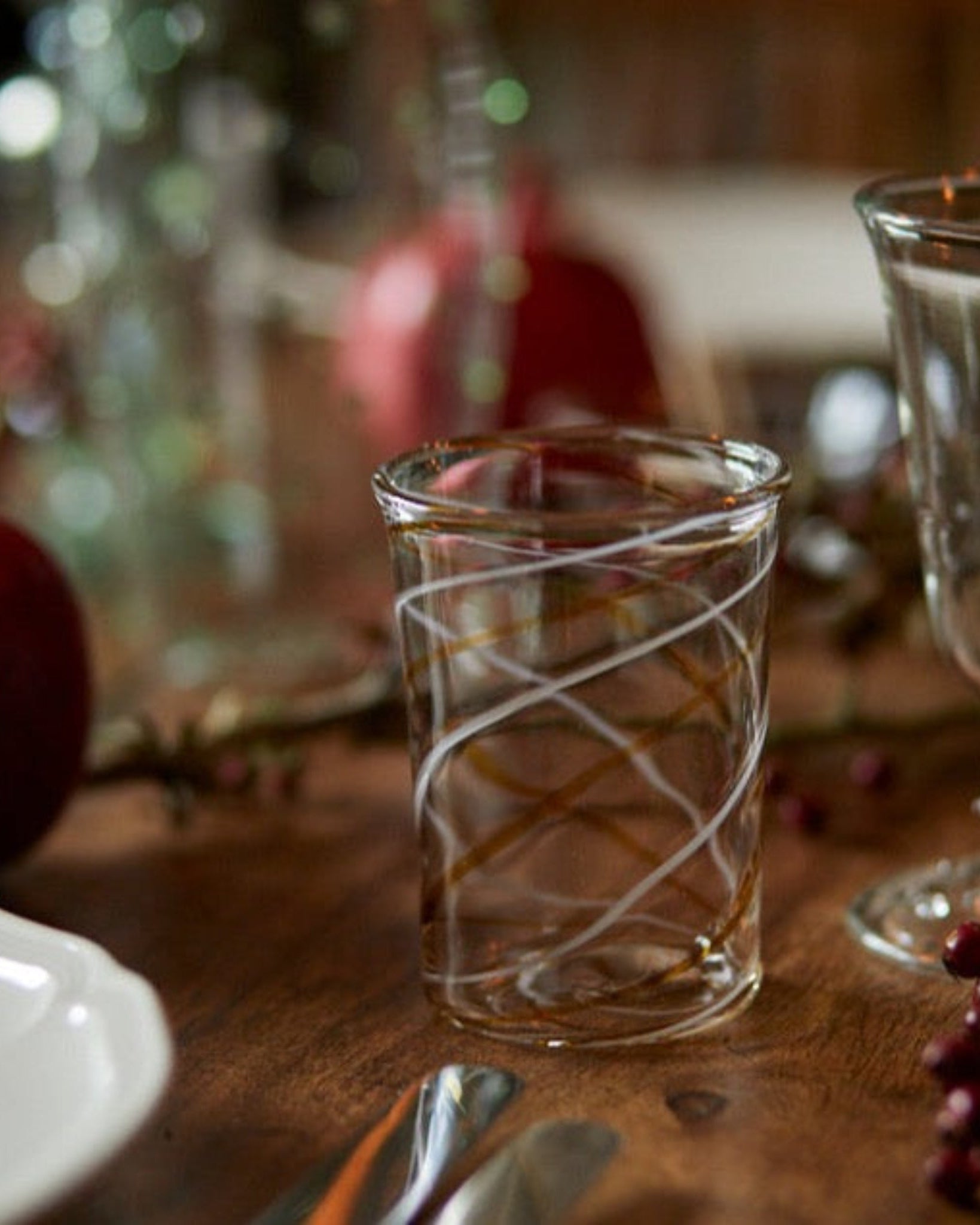 Issy Granger Swirl Glass Water Tumbler