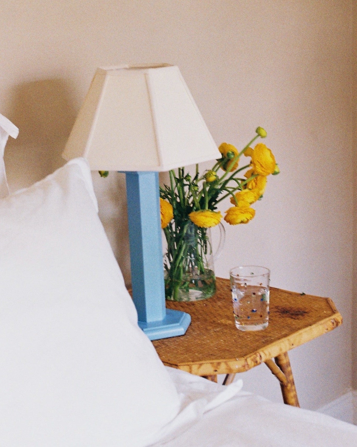 Beaufort Blue Bedside Lamp Issy Granger 