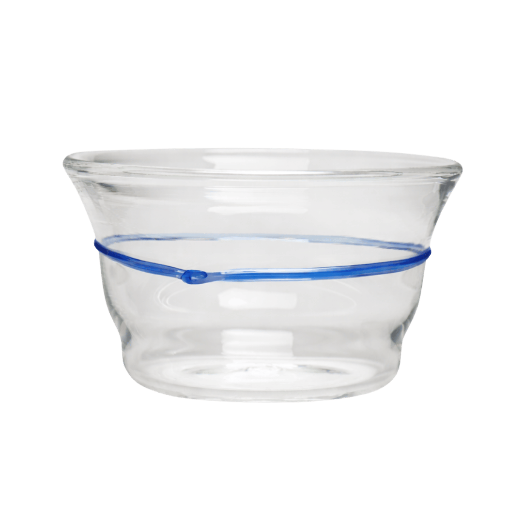Blue Circle Glass Bowl Issy Granger Snacks Bowl Pudding Bowl Olive Bowl 