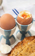 Blue Striped Egg Cup