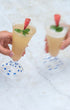 Blue Pom Champagne Flute Issy Granger