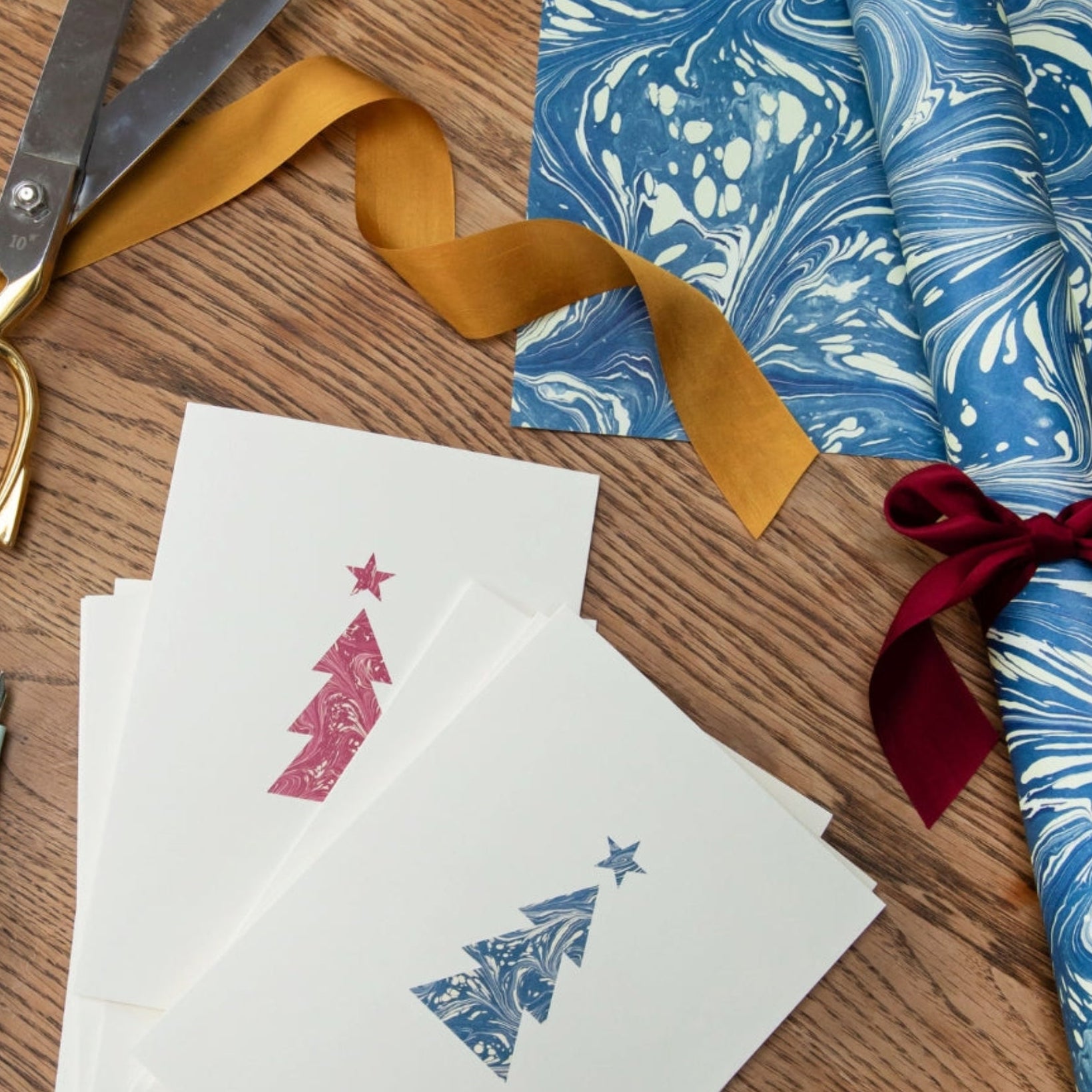 Christmas Card - Blue