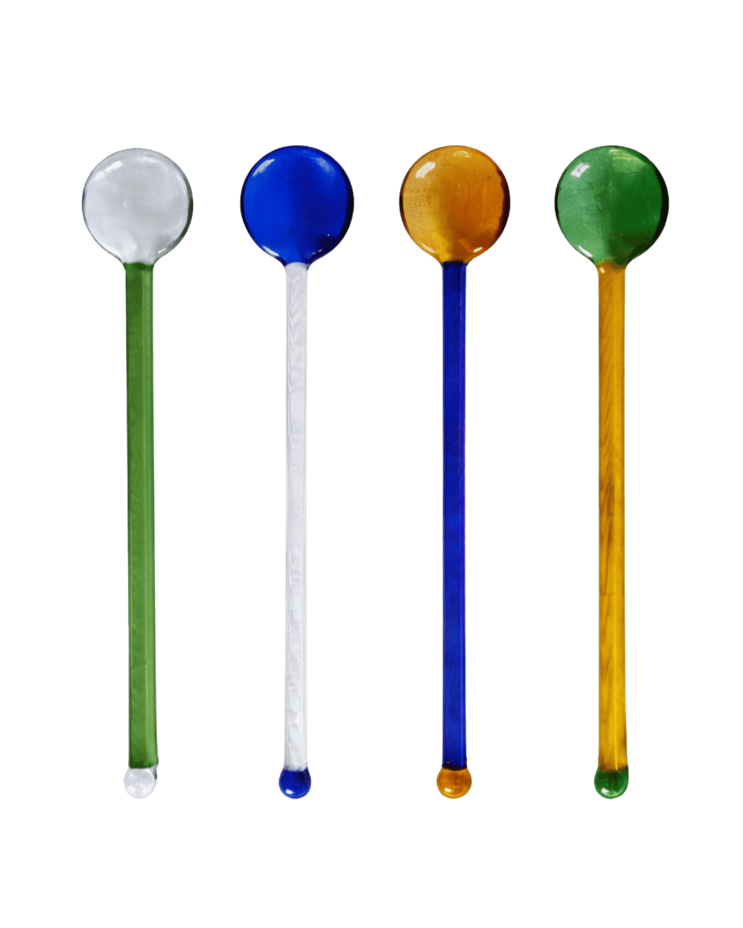 Coloured Glass Spoons Desert Spoons Ice Cream Spoon Salt Spoon Issy Granger