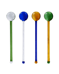 Coloured Glass Spoons Desert Spoons Ice Cream Spoon Salt Spoon Issy Granger