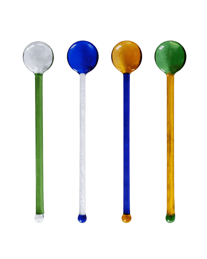 Coloured Glass Spoons Desert Spoons Ice Cream Spoon Salt Spoon Issy Granger