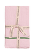 Pink Double Piped Linen Napkins - Set of Four