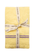 Yellow Double Piped Linen Napkins - Set of Four