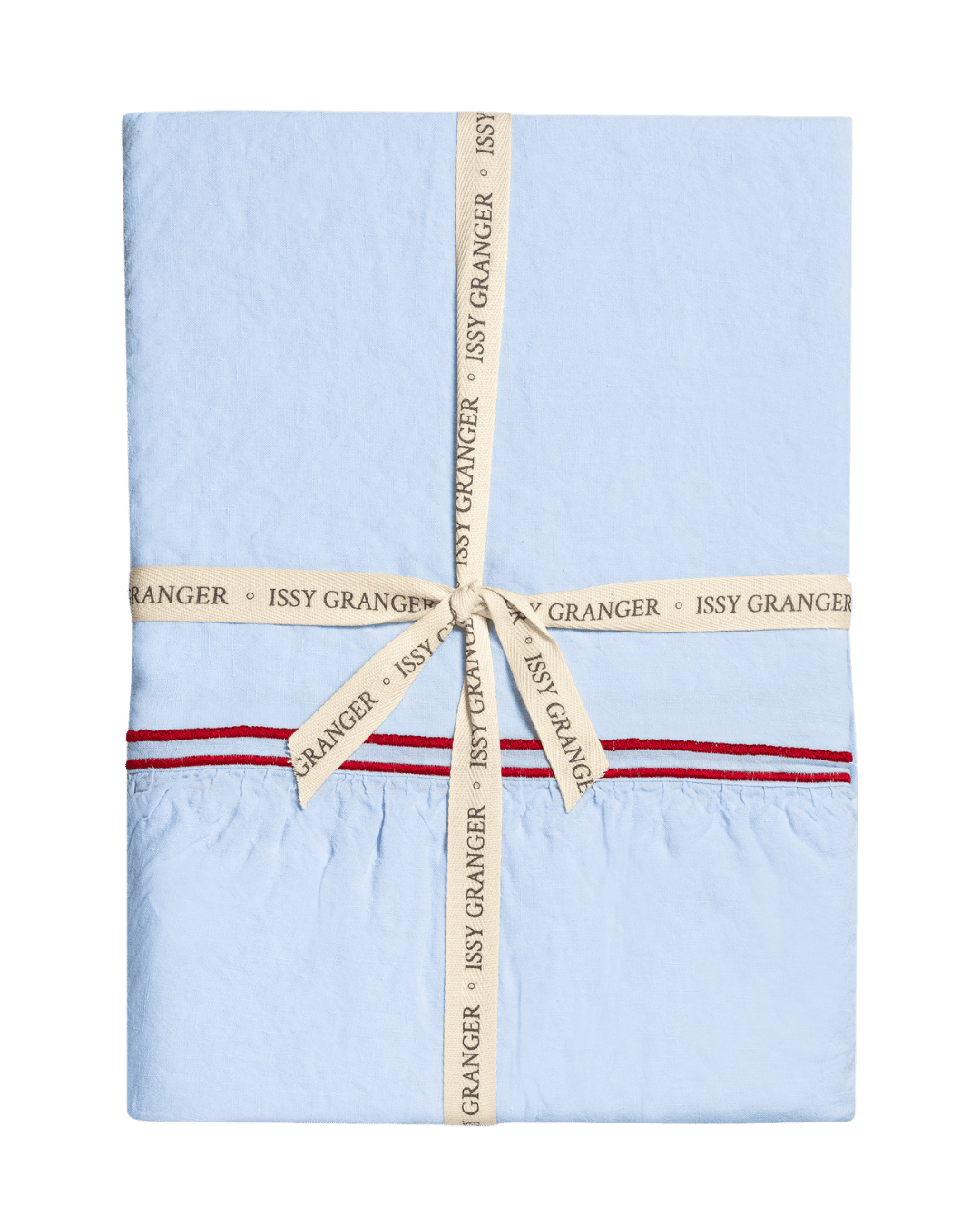Blue Double Piped Linen Tablecloth Issy Granger 