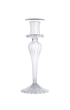 Esna Clear Glass Candle Holder Candlestick Issy Granger