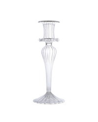 Esna Clear Glass Candle Holder Candlestick Issy Granger