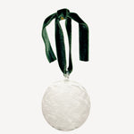 Etched Glass Christmas Bauble