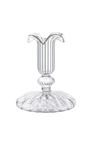 Frill Top Glass Candle Holder Issy Granger Clear Glass Candlestick 