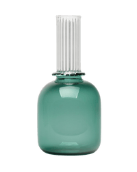 Glass Bedside Carafe and water tumbler teal Issy Granger 