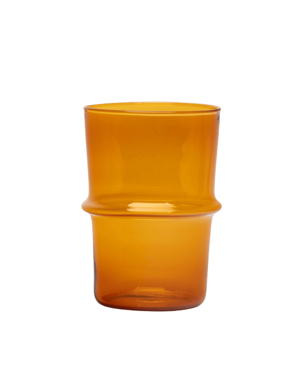 Glass Ridge Amber Glass Water Tumbler Issy Granger 