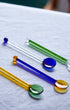 Coloured Glass Spoons Desert Spoons Ice Cream Spoon Salt Spoon Issy Granger