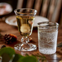 Issy Granger Green Swirl Glass Water Tumbler