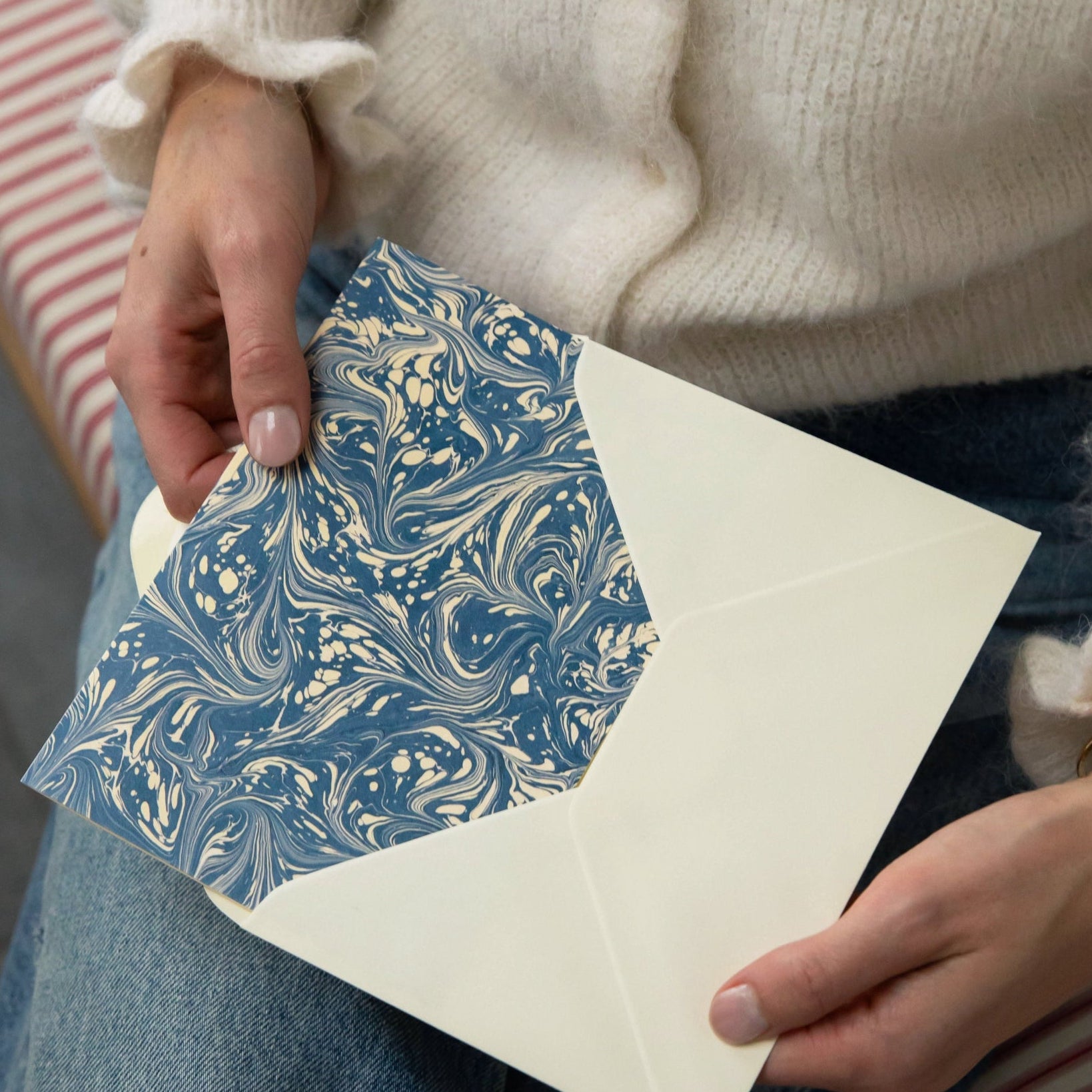 Marbled Greetings Card