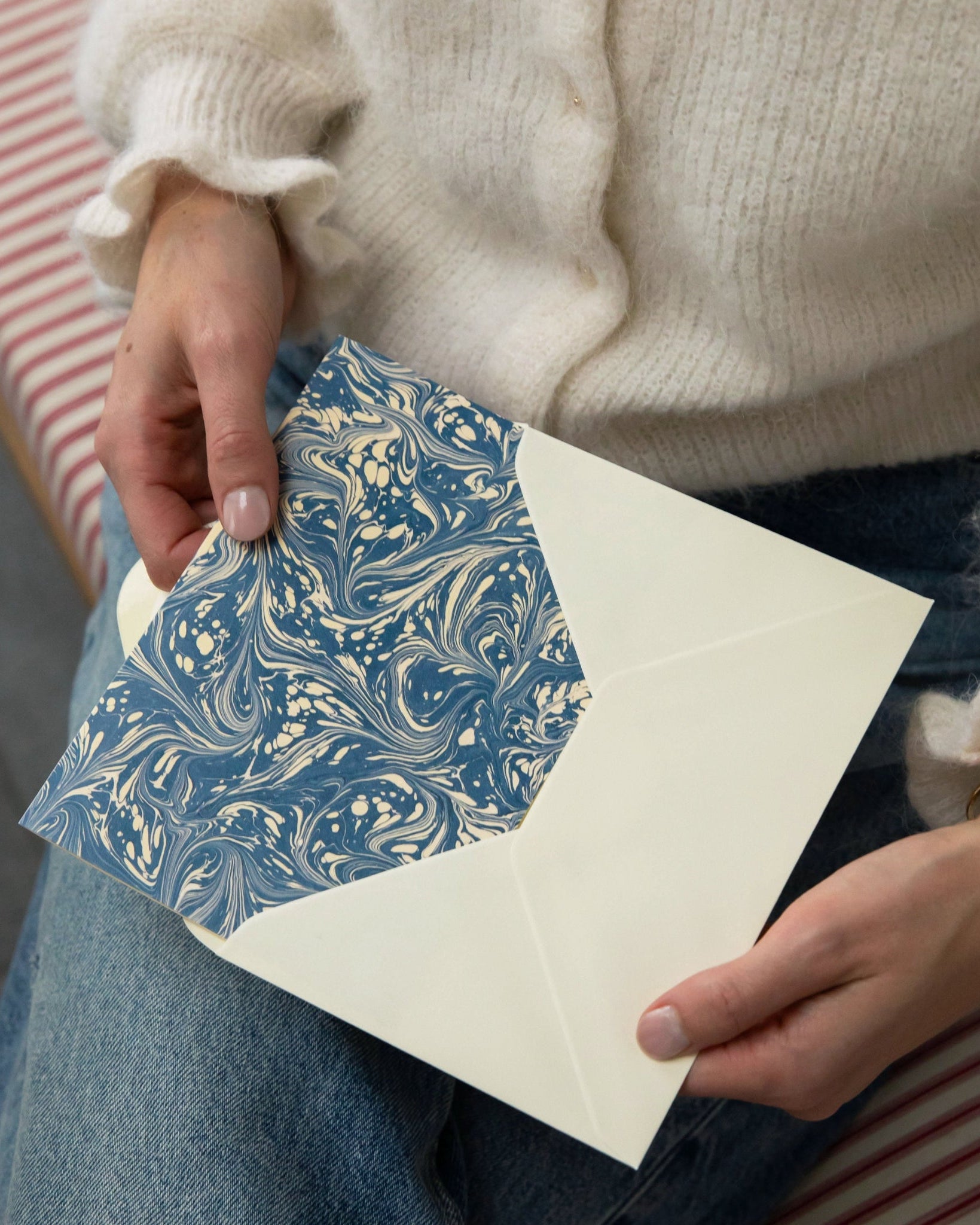 Marbled Greetings Card