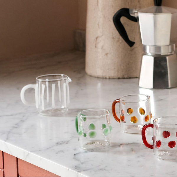 Handblown Glass 150ml Milk Jug