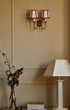 HexagonLinenLampshade_RedTrim-CandleShade